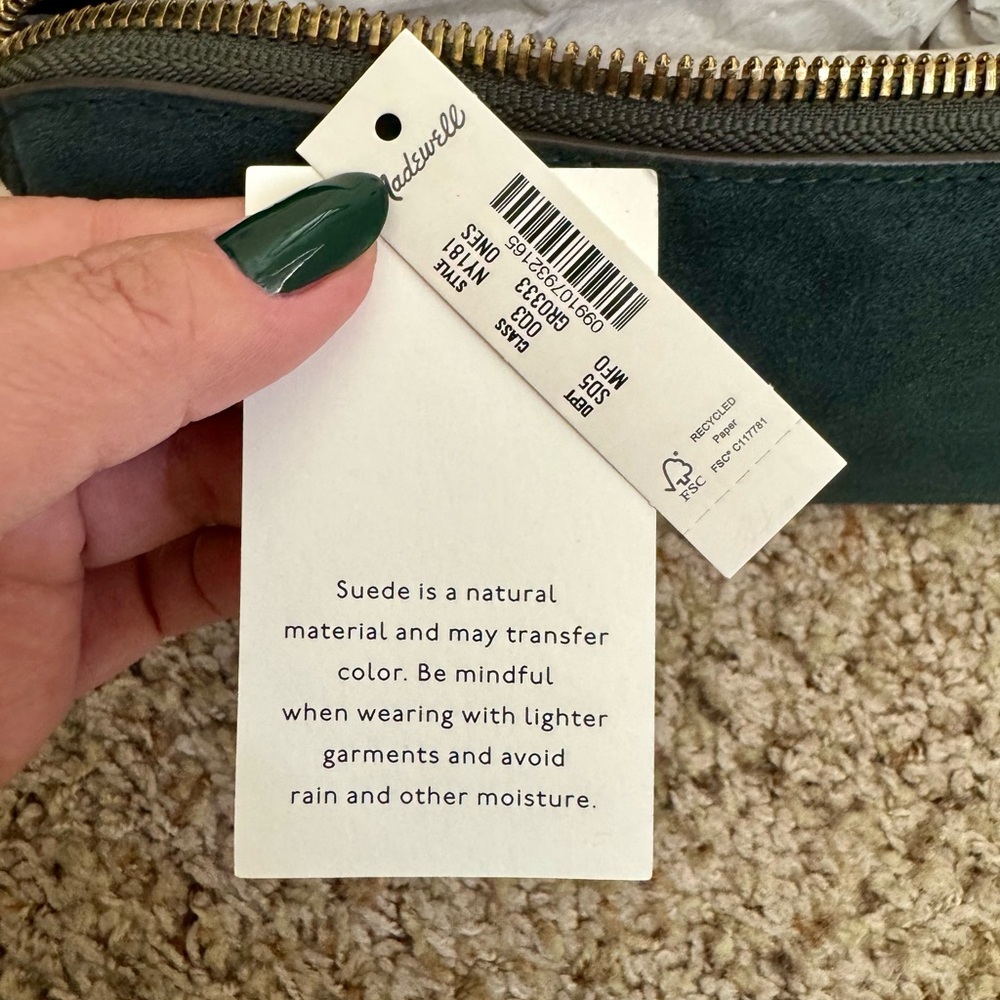 Suede Makeup Pouch - Madewell - Picture 6 of 6